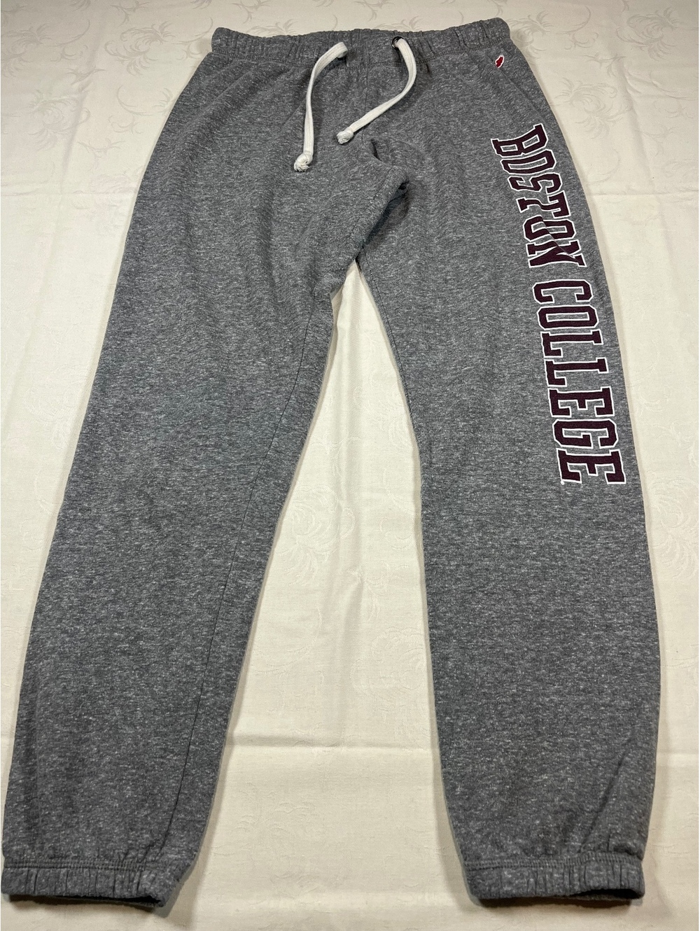League Boston College Gray Fleece Joggers Size Large